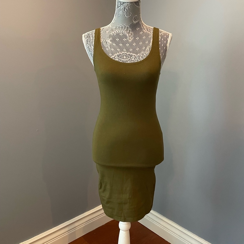 Forever 21 Olive Green Dress